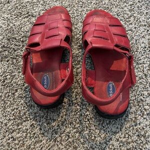 Dr. Scholl's Vibrant Red Strappy Sandals